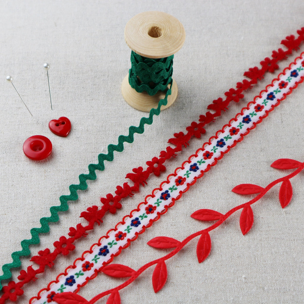 Vintage Valentines Ribbon Collection. Boho valentine ribbon. Rustic Ribbon Selection. Woodland Ribbon.DIY valentines. Valentines Craft Trims - StitchKits Crafts