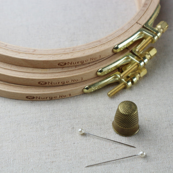 Nurge Beech Wood Embroidery Hoop – Bolt & Spool