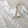 White Bridal  Ribbon Collection. Luxury Trims for Styling Weddings. White Ribbon. Wedding Ribbons. White Gift Wrap Ribbon for Weddings - StitchKits Crafts