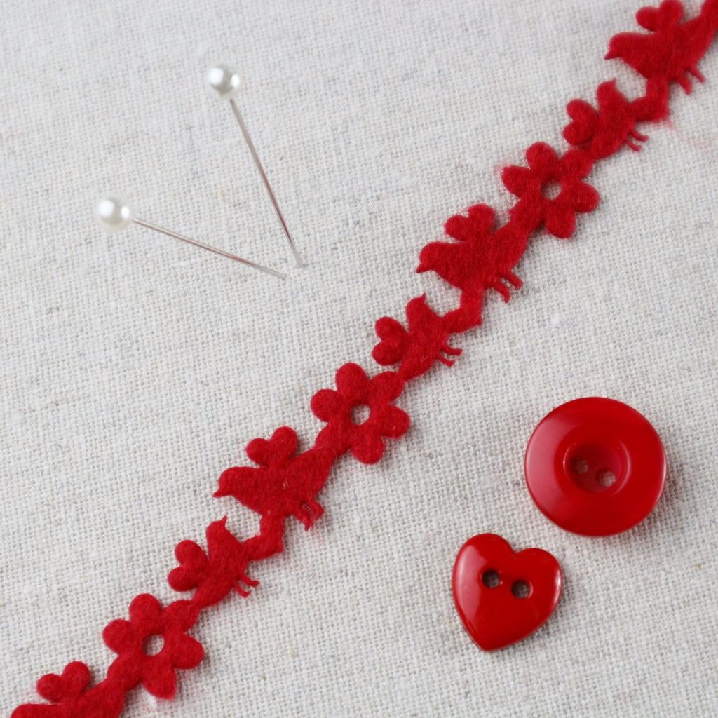 Vintage Valentines Ribbon Collection. Boho valentine ribbon. Rustic Ribbon Selection. Woodland Ribbon.DIY valentines. Valentines Craft Trims - StitchKits Crafts