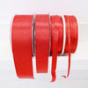 Rich Red Satin Ribbon With Gold Sparkles - StitchKits Crafts