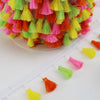 Multi coloured, Neon Tassel Trim - StitchKits Crafts