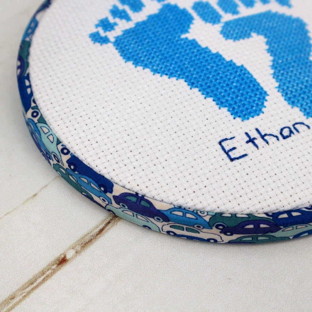 Baby Footprints  Cross Stitch Kit