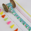 Neon Llama Party Ribbon Collection - StitchKits Crafts
