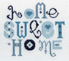 Blue 'Home Sweet Home' Cross Stitch Kit - StitchKits Crafts