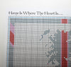 'Home is Where the Heart is' Contemporary Cross Stitch Kit - StitchKits Crafts