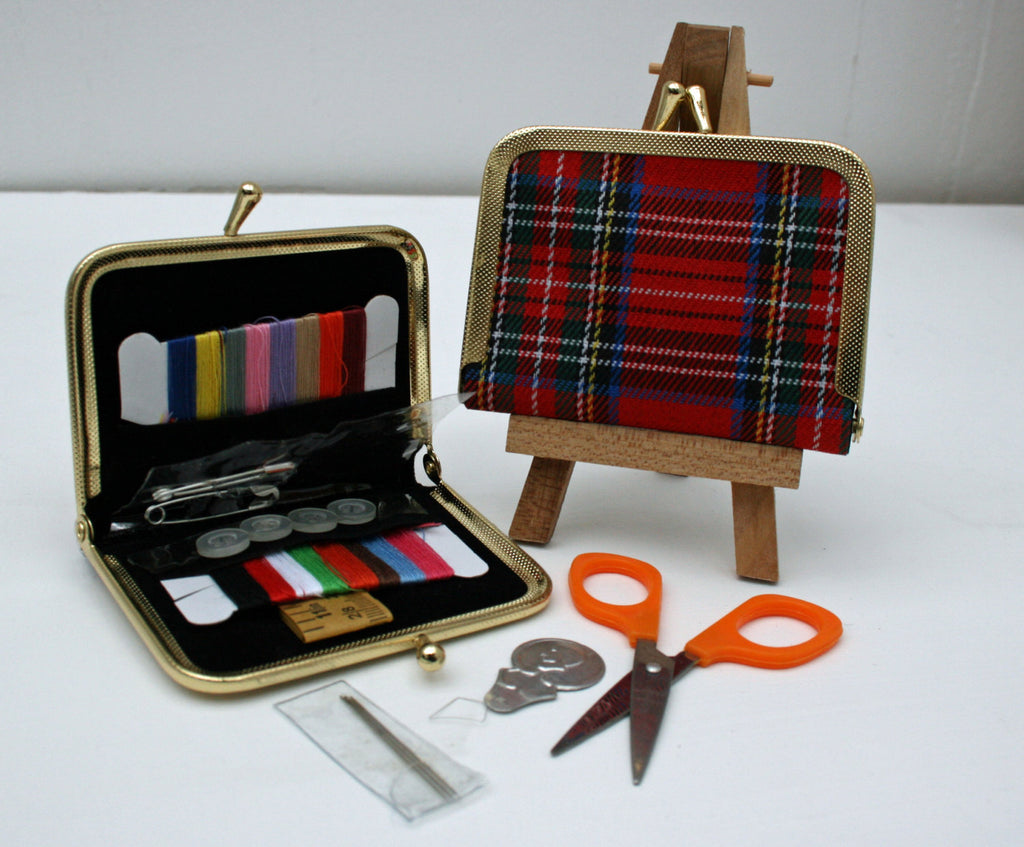 Tartan, Travel Sewing Kit - StitchKits Crafts
