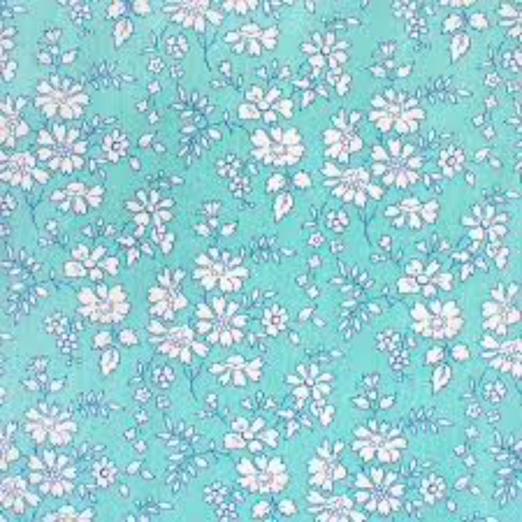 Capel tana lawn in turquoise