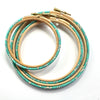 blue embroidery hoops